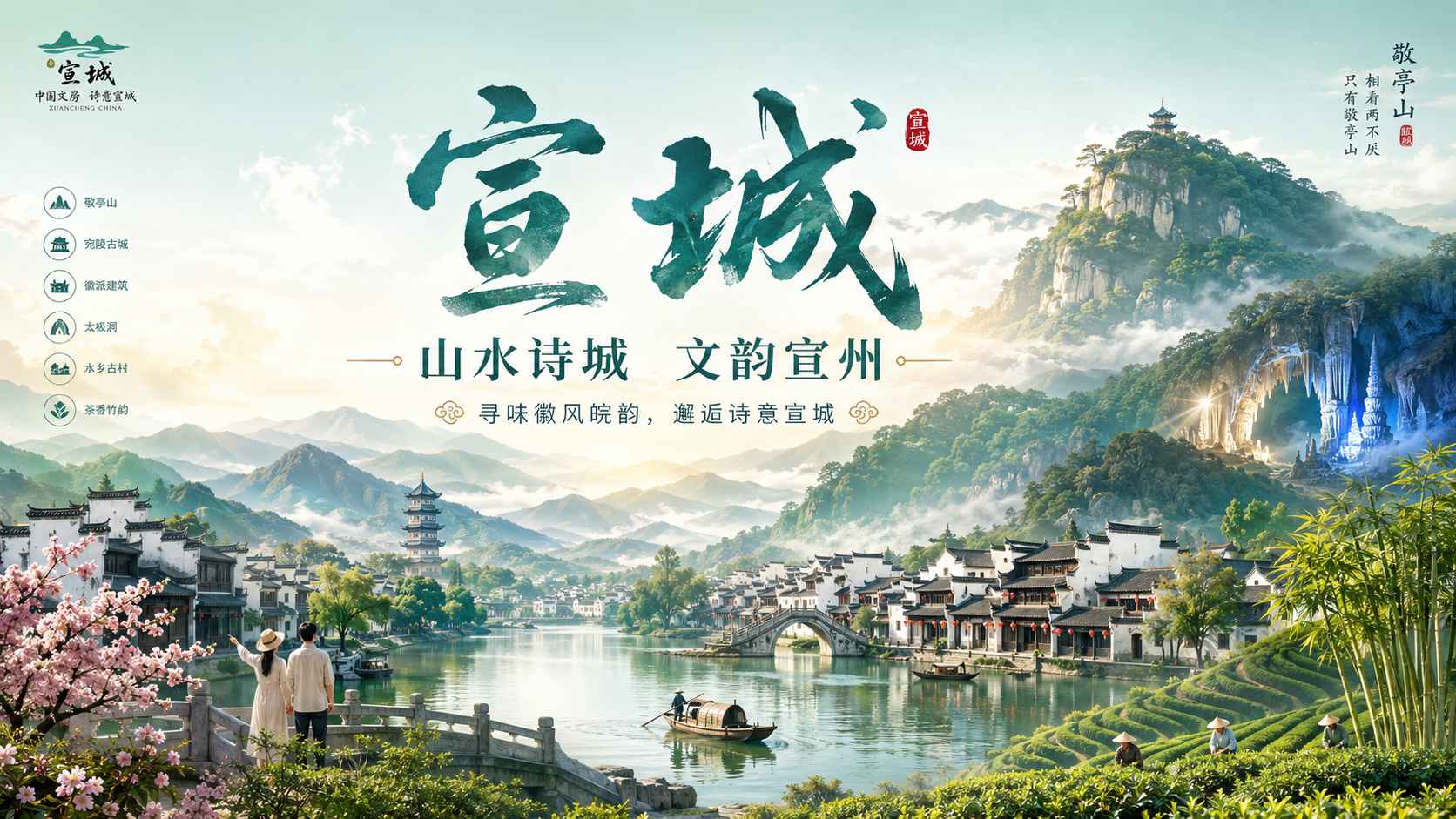 宣城旅游封面（AIGC）